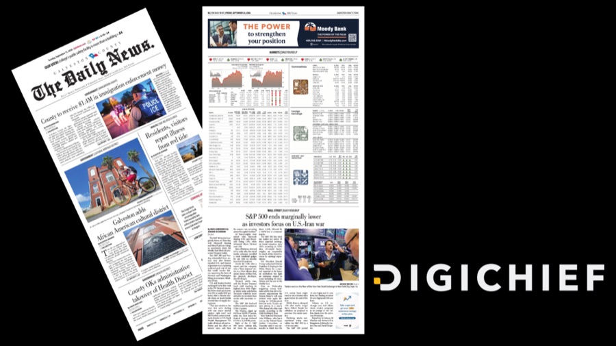 The Galveston County Daily News financial markets page